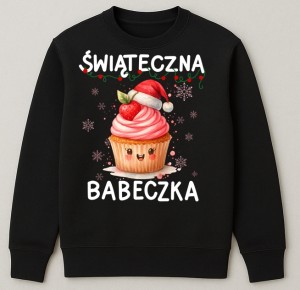 Świąteczna bluza damska - ŚWIĄTECZNA BABECZKA.jpg