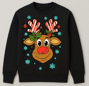 Świąteczna bluza z reniferem - santa66