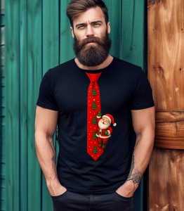 Świąteczna koszulka z nadrukiem krawata.jpg