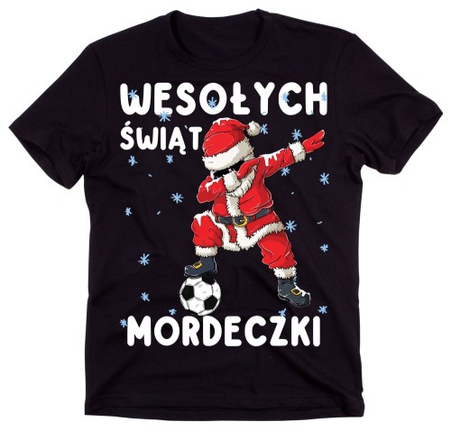 Fajna świąteczna koszulka dla syna grającego w piłkę