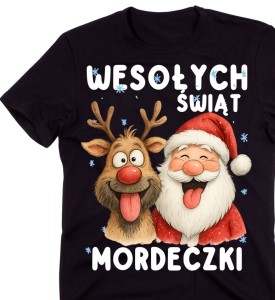 Fajna świąteczna koszulka świąteczna na Mikołajki NA PREZENT.jpg