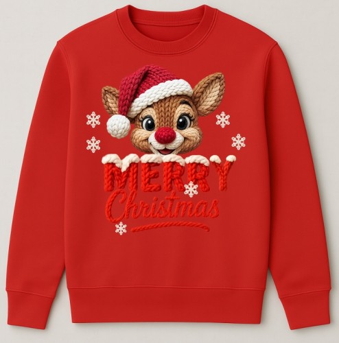 ŚWIĄTECZNA CZERWONA BLUZA MERRY CHRISTMAS .jpg