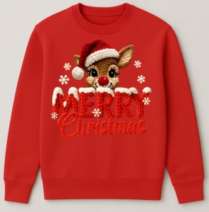 ŚWIĄTECZNA CZERWONA BLUZA MERRY CHRISTMAS  - merry59