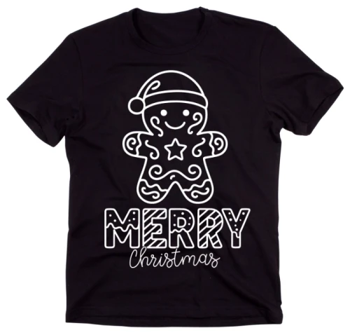 koszulka świąteczna merry christmas z pierniczkiem.webp