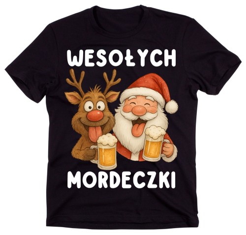 fajna koszulką świąteczna na prezent - WESOŁYCH MORDECZKI.jpg