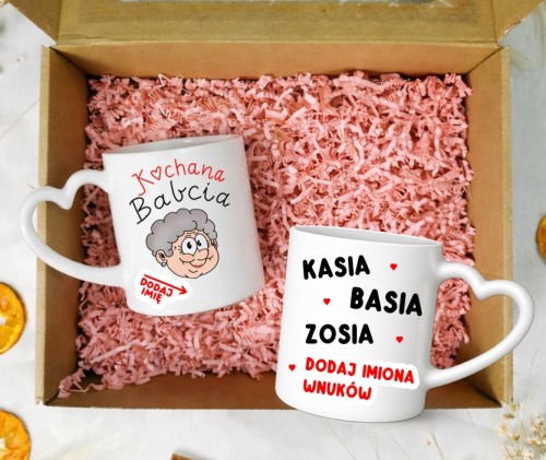Kubek dla Babci z imionami wnuczków - KOCHANA BABCIA Z IMIENIEM