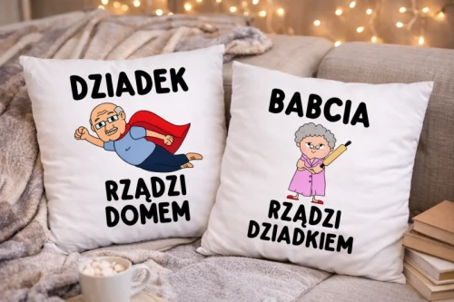 Zestaw poduszka Dla babci i Dziadka na prezent .webp