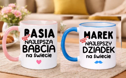 Zestaw kubków dla Babci i Dziadka z imionami - NAJLEPSZA BABCIA NA ŚWIECIE , NAJLEPSZY DZIADEK NA ŚWIECIE.webp