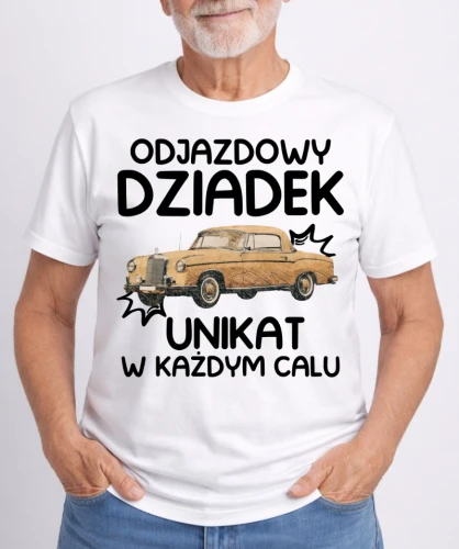 dziadke koszulka ODJAZDOWY DZIADEK UNIKAT W KAŻDYM CALU.webp