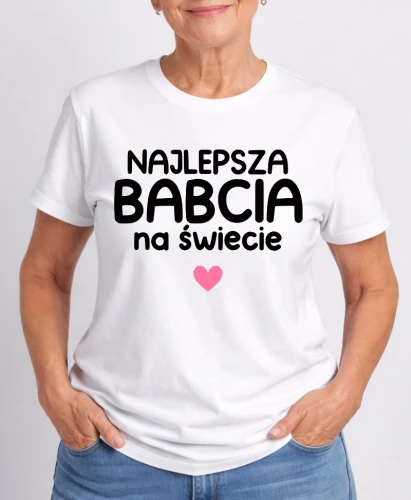 koszulka na dzień babci najlepsza babcia na świecie.webp
