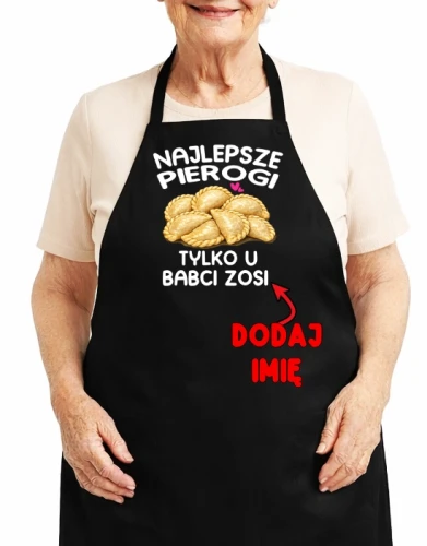 FARTUCH KUCHENNY DLA BABCI NAJLEPSZE PIEROGI TYLKO U BABCI.webp