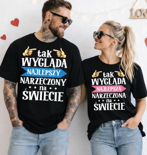 zestaw koszulke tak wyglada najlepszy chłopak dziwczyna.webp