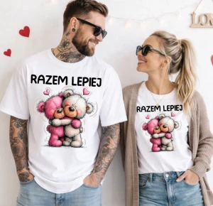 ZESTAW KOSZULEK RAZEM LEPIEJ Z MISIAMI.webp