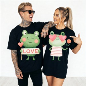 Zestaw koszulek dla zakochanych na Walentynki na prezent