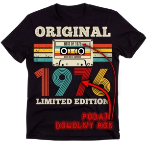 KOSZULKA NA PREZENT NA 40 URODZINY  ''ORIGINAL'' A5