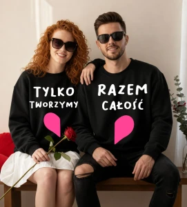 Zestaw BLUZ dla pary na walentynki