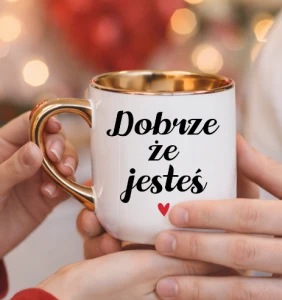 Kubek dla męża na Walentynki - dobrze że jesteś.webp