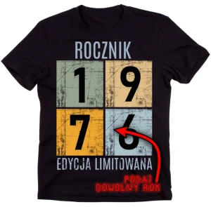 KOSZULKA Z ROCZNIKIEM NA 40 URODZINY  ''ORIGINAL'' A9