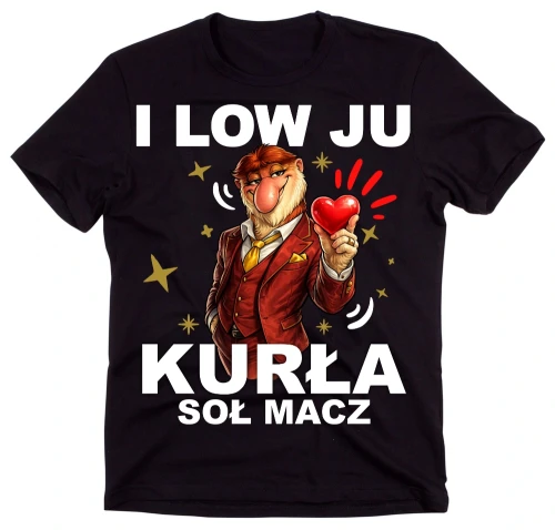 KOSZULKA CZARNA I LOW JU KURŁA.webp