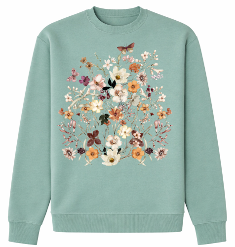 Bluza damska w kwiaty - wzór kwiaty103