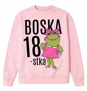 Bluza na 18 urodziny dla dziewczyny na prezent BOSKA 18.webp