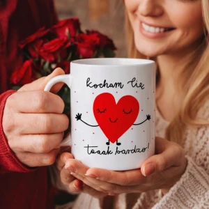 Kubek dla żony, dziewczyny na Walentyki - KOCHAM CIĘ .webp