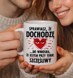 Kubek  dla dziewczyny, dla żony na walentynki 