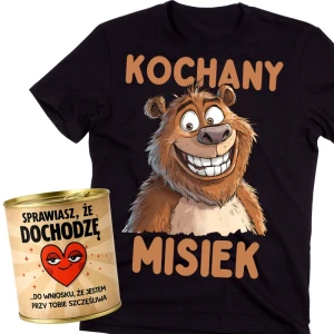 Koszulka dla chłopaka na walentynki  KOCHANY MISIEK 