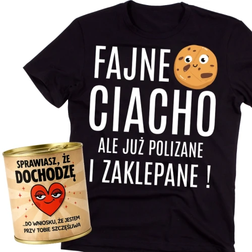 Koszulka dla męża, chłopaka na WALENTNYKI FAJNE CIACHO.webp