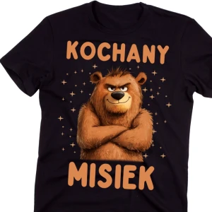 Męska koszulka KOCHANY MISIEK  NA PREZENT