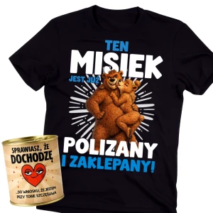 Męska koszulka na prezent na Walentynki