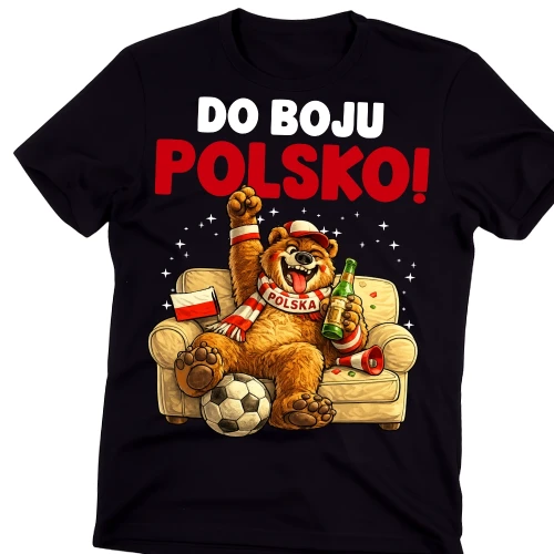 Koszulka dla kibica - DO BOJU POLSKO.webp