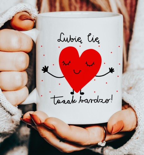 Kubek na walentynki LUBIĘ CIĘ TAAAK BARDZO.JPG