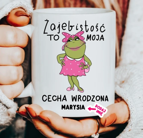Personalizowany kubek na urodziny dla koleżanki z imieniem.webp