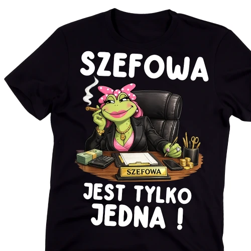 Koszulka SZEFOWA JEST TYLKO JEDNA .webp