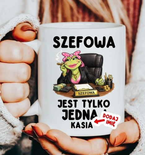 Kubek dla szefowej kierowniczki - SZEFOWA JEST TYLKO JEDNA.webp