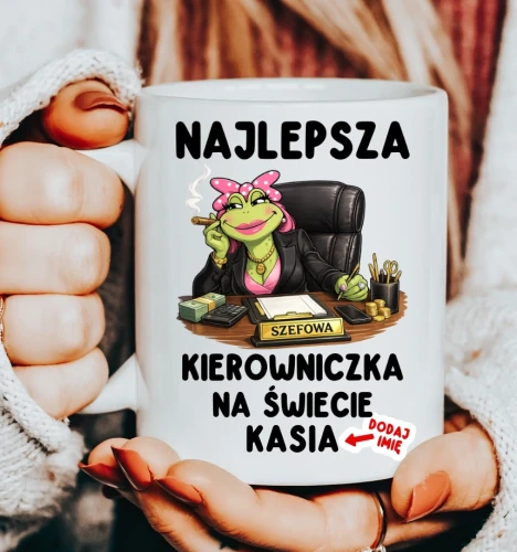 Kubek dla kierowniczki - NAJLEPSZA KIEROWNICZKA NA ŚWIECIE.webp