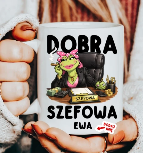 Kubek dla SZEFOWEJ - DOBRA SZEFOWA.webp