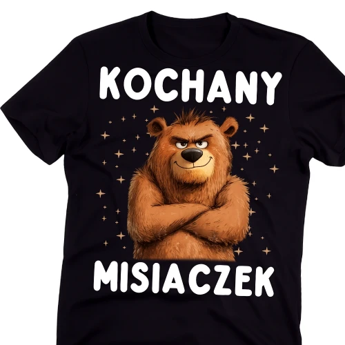 Koszulka na prezent na Walentyki - KOCHANY MISIACZEK.webp