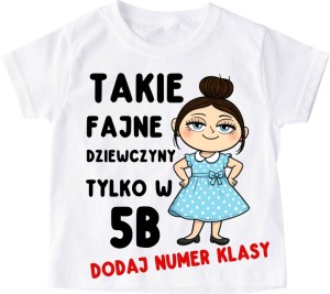 Koszulki dla koleżanek z klasy na dzień kobiet - z brunetką 