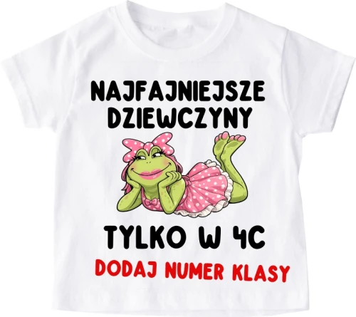 Koszulki dla koleżanek z klasy na dzień kobiet - NAJFAJNIEJSZE DZIEWCZYNY.webp