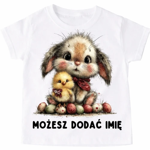 Koszulka z zajączkiem na Wielkanoc .webp