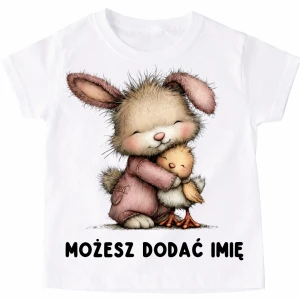 Koszulka z zajączkiem na Wielkanoc - wzór zając5
