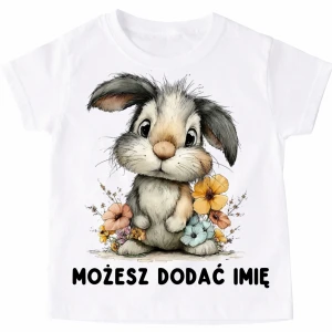 Koszulka z zajączkiem na Wielkanoc - wzór zajączek60-10