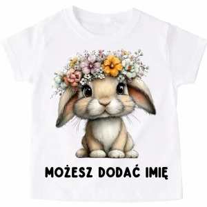 Koszulka z zajączkiem na Wielkanoc - wzór zajączek60-12