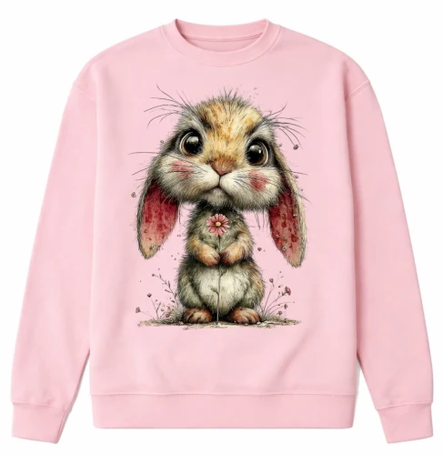 Różowa bluza z zajączkiem .webp