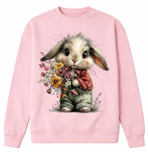 Różowa bluza z zajączkiem .webp