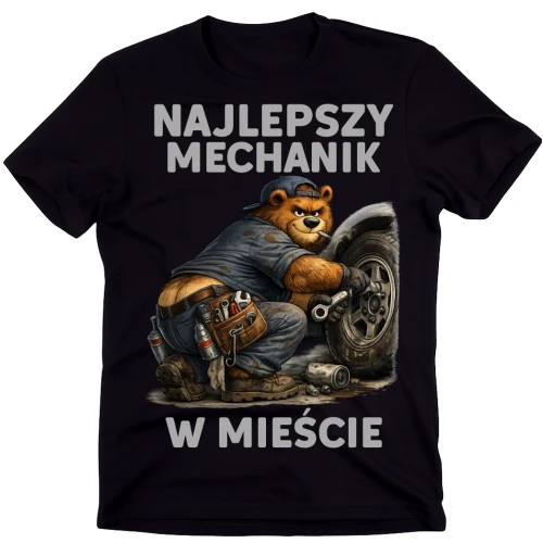 Koszulka dla mechanika - NAJLEPSZY MECHANIK W MIEŚCIE .webp