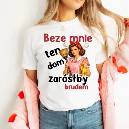 Koszulka dla mamy - BEZEMNIE TEN DO ZARÓSŁBY BRUDEM.webp