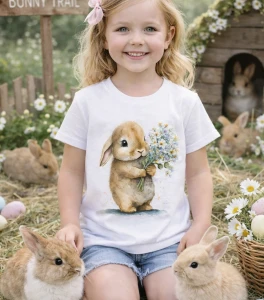 Koszulka z zajączkiem dla dziecka .webp